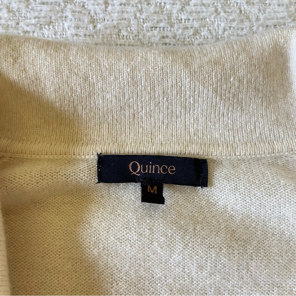 Quince Mongolian Cashmere Polo Sweater - Picture 12 of 16